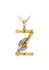 Necklace CarreraYCarrera Bamboo White/Yellow Gold