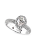 Сақина Damiani Minou full pavè Ақ алтын
