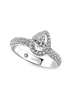 Кольцо Damiani Minou full pavè Белое золото