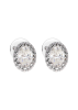 Серьги Damiani Minou full pavè Белое золото