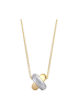Necklace Tirisi Kisses Silver, Yellow Gold, Silver/Rose Gold
