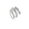 Кольцо Damiani Mimosa Flexi Белое золото