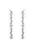 Серьги Damiani Fantasy Cut Белое золото