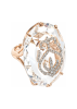 Кольцо Casato Aphrodite Розовое золото