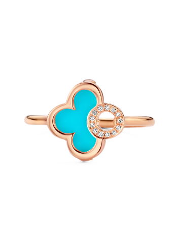 Купить Кольцо Tirisi Seoul Flower Розовое золото – премиальные кольца ZhannaKanGroup