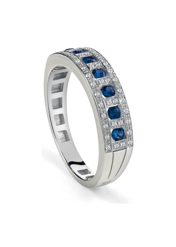 Купить Кольцо Damiani Belle Epoque Белое золото – премиальные кольца ZhannaKanGroup