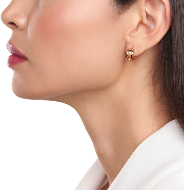 Купить Серьги Damiani Belle Epoque Reel Розовое золото – премиальные ZhannaKanGroup