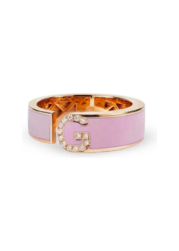 Купить Кольцо RF Enamel Розовое золото – премиальные кольца ZhannaKanGroup