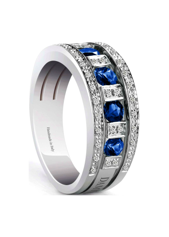 Купить Кольцо Damiani Belle Epoque Белое золото – премиальные кольца ZhannaKanGroup