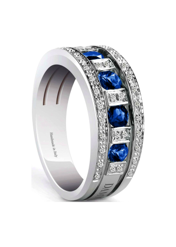 Купить Кольцо Damiani Belle Epoque Белое золото – премиальные кольца ZhannaKanGroup
