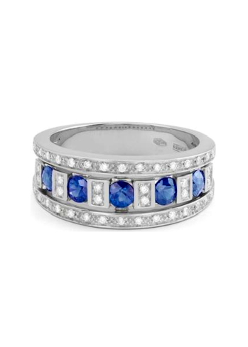 Купить Кольцо Damiani Belle Epoque Белое золото – премиальные кольца ZhannaKanGroup