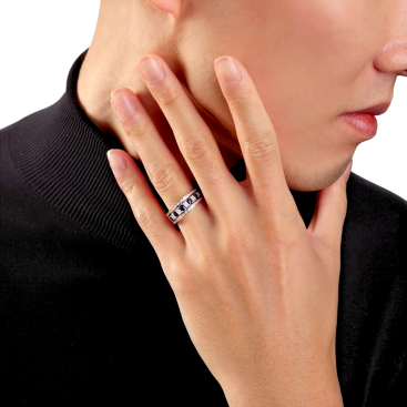 Купить Кольцо Damiani Belle Epoque Белое золото – премиальные кольца ZhannaKanGroup