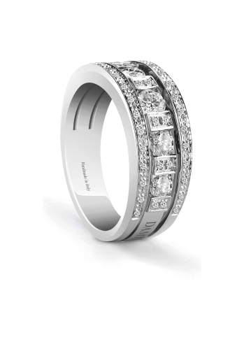 Купить Кольцо Damiani Belle Epoque Белое золото – премиальные кольца ZhannaKanGroup