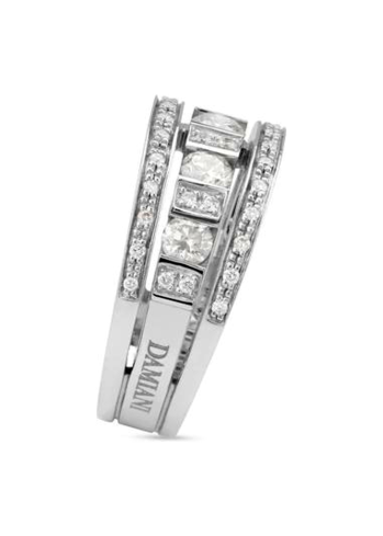 Купить Кольцо Damiani Belle Epoque Белое золото – премиальные кольца ZhannaKanGroup