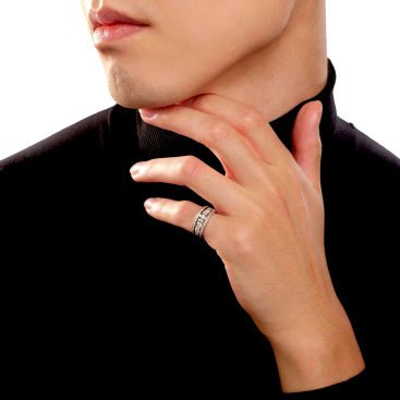 Купить Кольцо Damiani Belle Epoque Белое золото – премиальные кольца ZhannaKanGroup