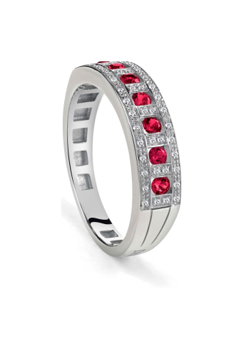 Купить Кольцо Damiani Belle Epoque Белое золото – премиальные кольца ZhannaKanGroup