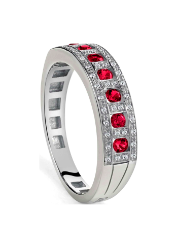 Купить Кольцо Damiani Belle Epoque Белое золото – премиальные кольца ZhannaKanGroup