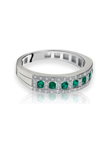 Купить Кольцо Damiani Belle Epoque Белое золото – премиальные кольца ZhannaKanGroup