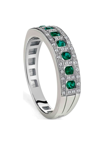 Купить Кольцо Damiani Belle Epoque Белое золото – премиальные кольца ZhannaKanGroup