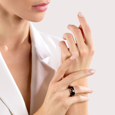 Купить Кольцо Damiani D.Icon Розовое золото – премиальные кольца ZhannaKanGroup