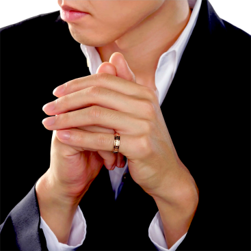 Купить Кольцо Damiani Belle Epoque Reel Розовое золото – премиальные кольца ZhannaKanGroup