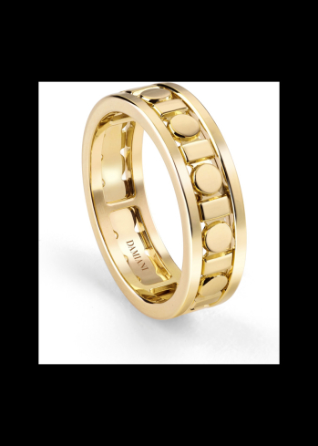 Buy Ring Damiani Belle Epoque Reel Yellow Gold, White – premium rings by ZhannaKanGroup