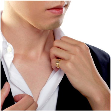 Купить Кольцо Damiani Belle Epoque Reel Желтое золото – премиальные кольца ZhannaKanGroup