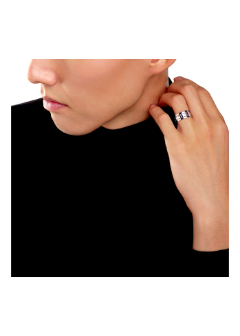 Купить Кольцо Damiani Belle Epoque Reel Белое золото – премиальные кольца ZhannaKanGroup