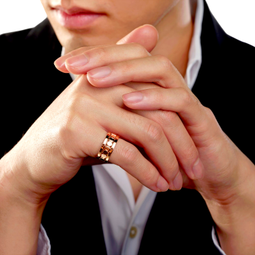 Купить Кольцо Damiani Belle Epoque Reel Розовое золото – премиальные кольца ZhannaKanGroup