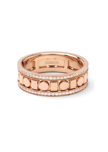 Купить Кольцо Damiani Belle Epoque Reel Розовое золото – премиальные кольца ZhannaKanGroup