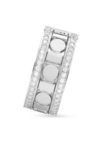 Купить Кольцо Damiani Belle Epoque Reel Белое золото – премиальные кольца ZhannaKanGroup