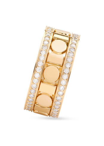Купить Кольцо Damiani Belle Epoque Reel Желтое золото – премиальные кольца ZhannaKanGroup