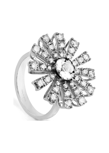 Сақина Damiani Margherita Ақ алтын сатып алыңыз – ZhannaKanGroup премиум сақиналар