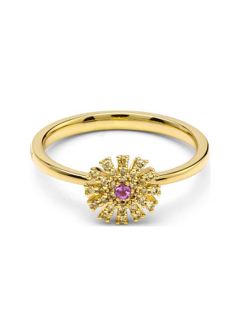 Купить Кольцо Damiani Margherita Розовое золото – премиальные кольца ZhannaKanGroup