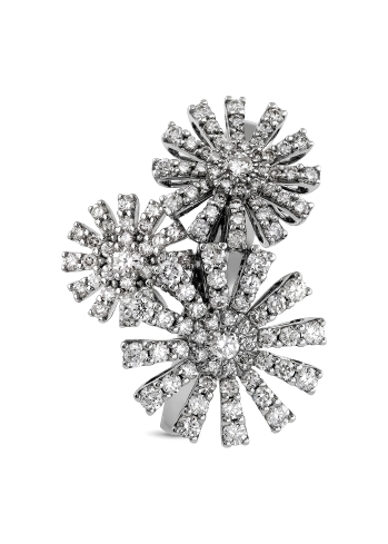 Купить Кольцо Damiani Margherita Белое золото – премиальные кольца ZhannaKanGroup