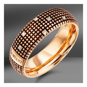 Купить Кольцо Damiani Metropolitan Розовое золото – премиальные кольца ZhannaKanGroup