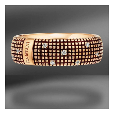 Купить Кольцо Damiani Metropolitan Розовое золото – премиальные кольца ZhannaKanGroup