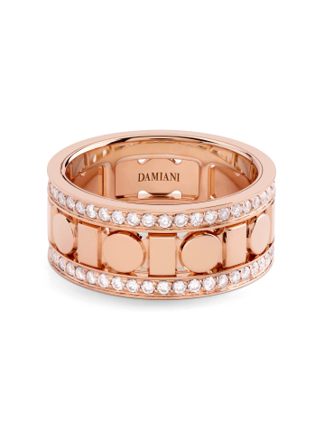 Купить Кольцо Damiani Belle Epoque Reel Розовое золото – премиальные кольца ZhannaKanGroup