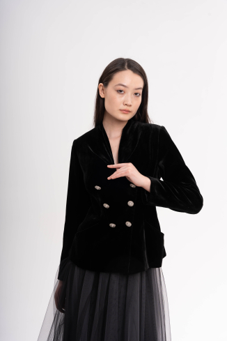 Купить Пиджак Zardozi Classic Z Бархат – премиальные костюмы ZhannaKanGroup