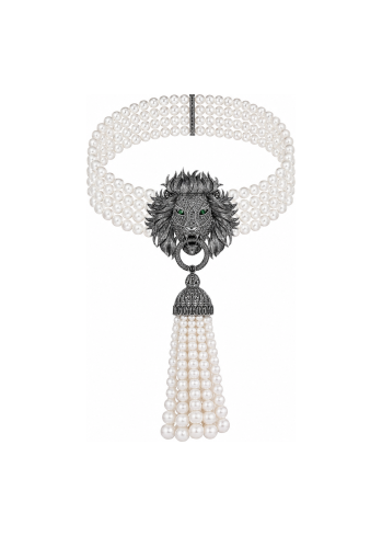 Buy Necklace Axenoff Lion Silver – premium necklaces by ZhannaKanGroup