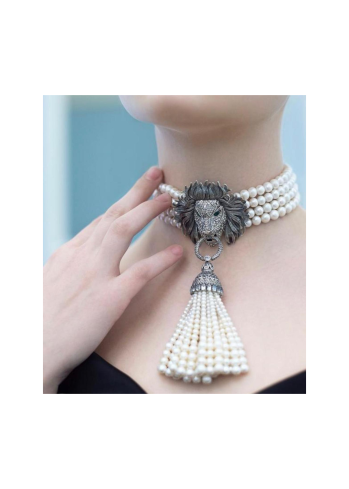 Buy Necklace Axenoff Lion Silver – premium necklaces by ZhannaKanGroup