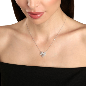 Купить Колье Damiani Mimosa Белое золото – премиальные ZhannaKanGroup