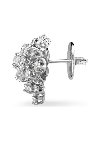 Купить Серьги Damiani Mimosa Белое золото – премиальные ZhannaKanGroup