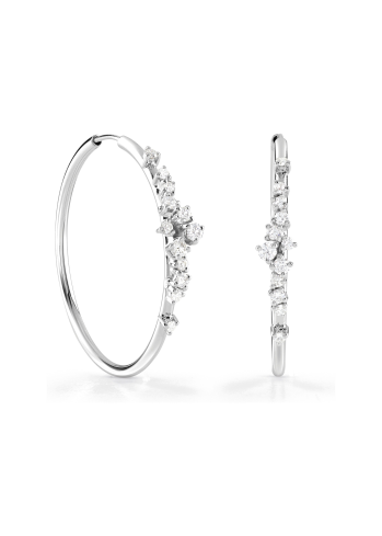 Купить Серьги Damiani Mimosa Flexi Белое золото – премиальные ZhannaKanGroup