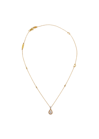 Купить Колье Damiani Minou full pavè Желтое золото – премиальные ZhannaKanGroup