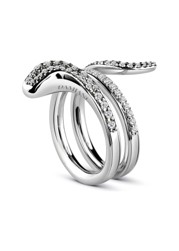 Купить Кольцо Damiani Eden Белое золото – премиальные кольца ZhannaKanGroup