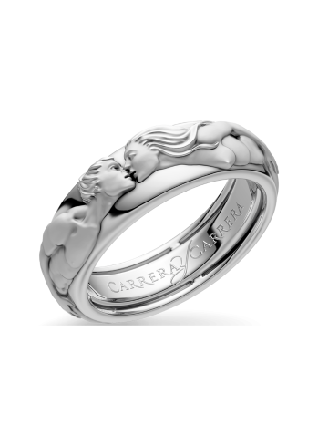 Купить Кольцо CarreraYCarrera New Promesa Белое золото – премиальные кольца ZhannaKanGroup