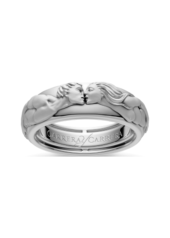 Купить Кольцо CarreraYCarrera New Promesa Белое золото – премиальные кольца ZhannaKanGroup