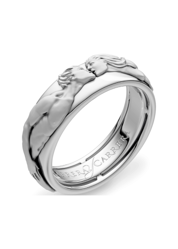Купить Кольцо CarreraYCarrera New Promesa Белое золото – премиальные кольца ZhannaKanGroup