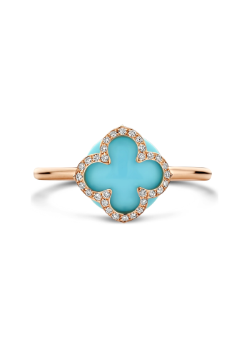 Buy Ring Tirisi Seoul Flower Rose Gold – premium rings by ZhannaKanGroup